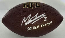 Packers MASON CROSBY Signed NFL Replica Wilson Football AUTO w/ XLV Champs - JSA