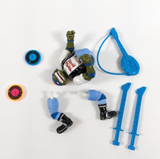 TMNT Action Figures Vintage CLASSIC ROCKER LEO Used COMPLETE See Notes 1991