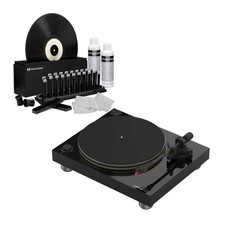 Reloop Turn 7 Premium HiFi Belt Drive USB Turntable System Black Bundle