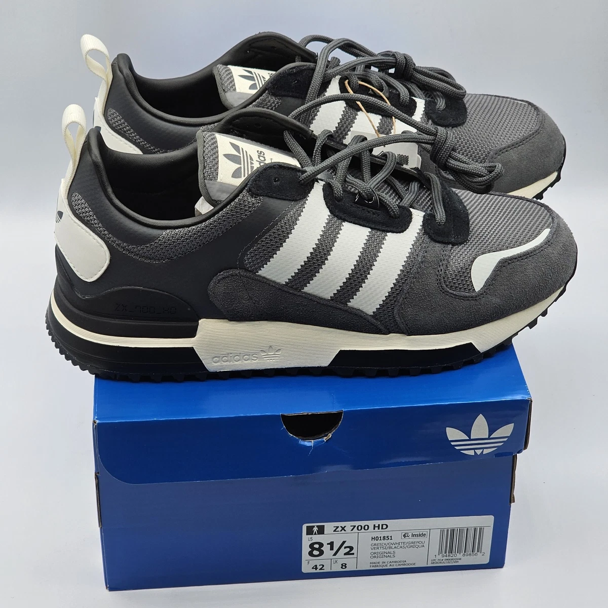 adidas ZX 700 HD Black White for Sale | Authenticity Guaranteed | eBay