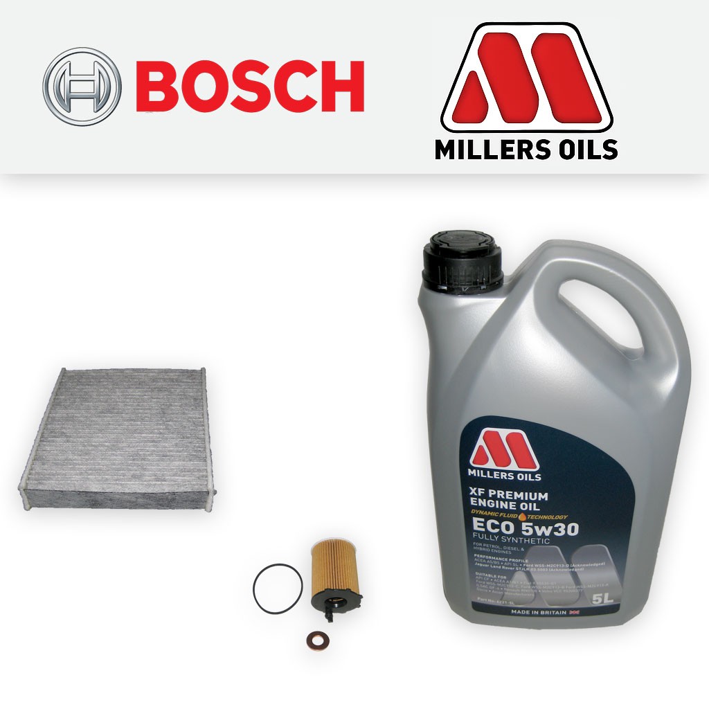 SERVICE KIT for FORD FIESTA MK6 1.4 TDCI OIL CABIN FILTER +5L OIL (2002-2008)