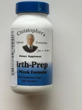 Dr. Christopher's Birth Prep 100 Veggie Capsules | Natural Prenatal Support
