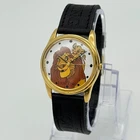 Unworn Vintage 1990s TIMEX Disney's "The Lion King" Gold Tone Unisex Watch, 33mm