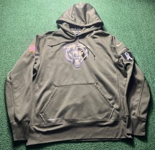 Chicago Bears Nike Salute To Sevice Camp Hooded Sweater Size Large