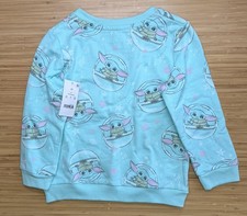 Star Wars baby yoda / Grogu sweatshirt size 3T Mint New With Tags
