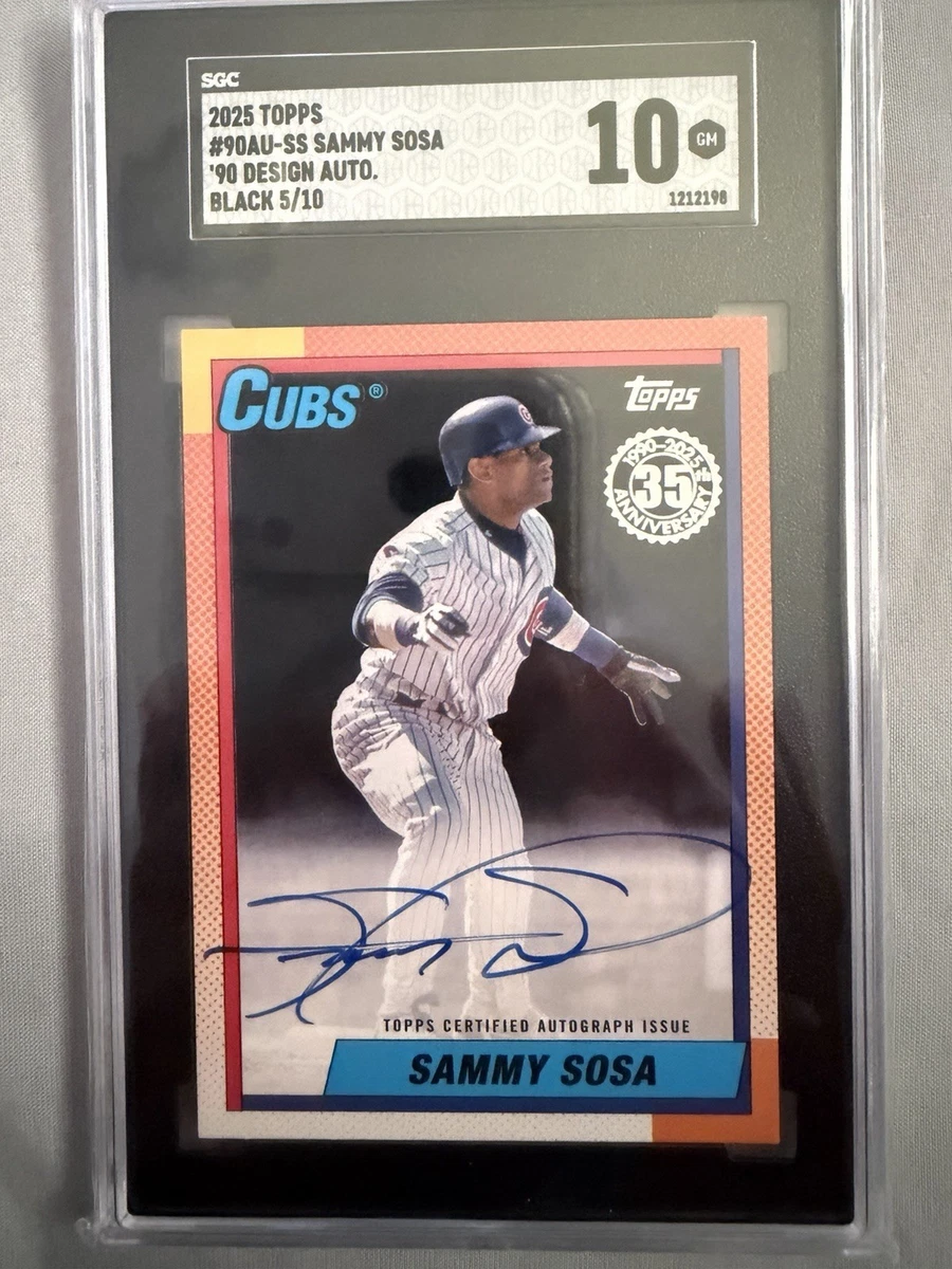 Topps Sammy Sosa Chicago Cubs Baseball Sports Trading Cards