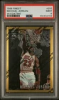 1996 Finest #291 Michael Jordan w/ Coating PSA 9 NBA Basketball Card