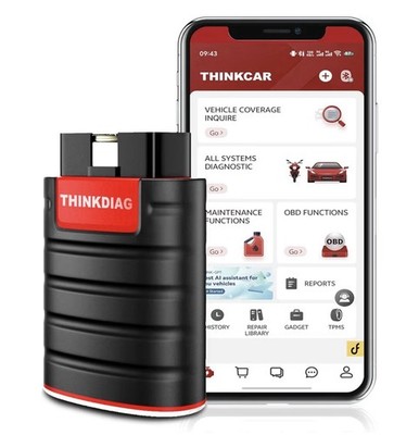 THINKCAR ThinkDiag KFZ OBD2 Diagnosegerät BT Scanner Alle Autofunktion kostenlos