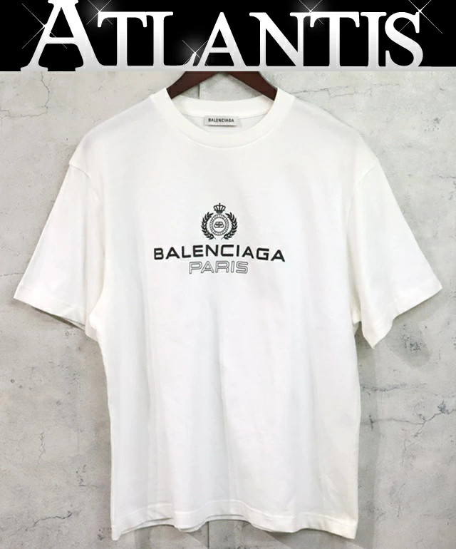 BALENCIAGA Hiroo Logo T-shirt Men's White size: SizeXS