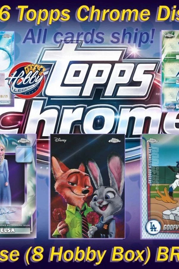 2026 Topps CHROME DISNEY 1 Case (8 Hobby Box) Break #1