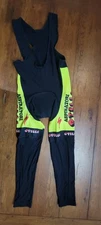 Otelli Mens Medium Cycling Bibtights Italy 25" 15" (7.5/10) Thermal Polyamide