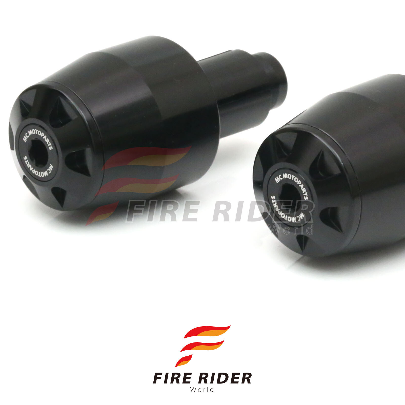 CNC BEH Black Cap Black Bar Ends For Yamaha XSR700 20162022 17 18 19