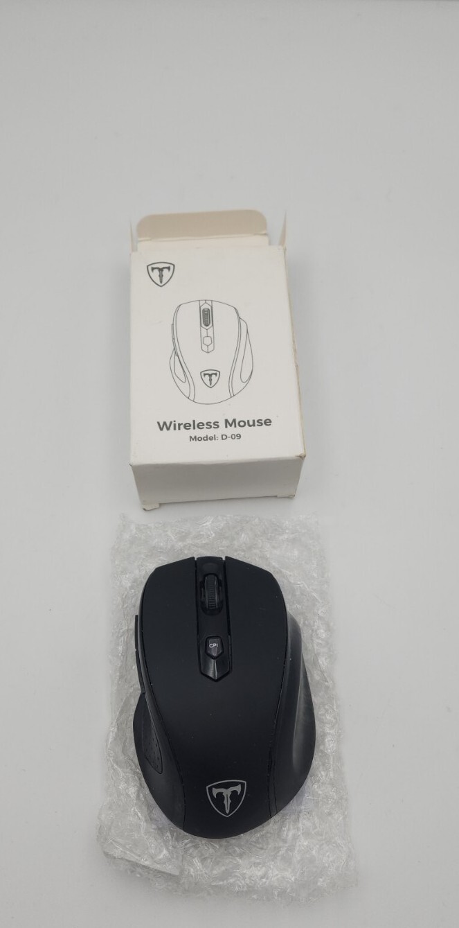 Wireless USB Dongle Mouse Model D-09 Compact Ergonomic Design Perfect for Home & Office Use Brand New In Box-image