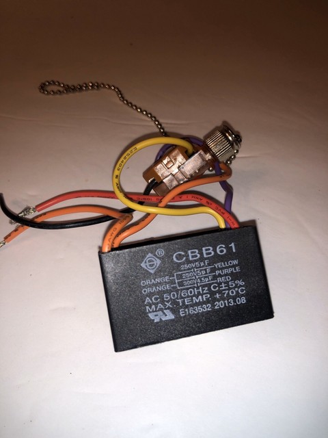 Harbor Breeze Ceiling Fan Capacitor And Switch Cbb61 5 5 4 5