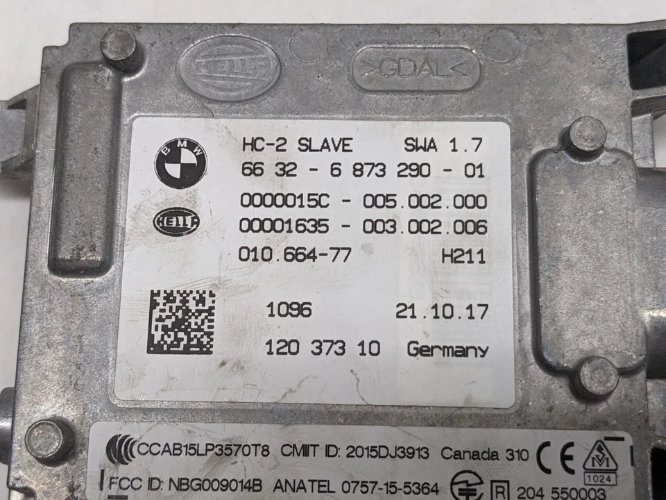 Módulo radar sensor punto ciego BMW X6 X5 X4 X3 2011-2019 66-32-6-873-290 Foto 4 de 4