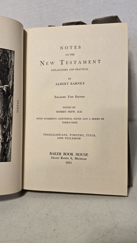 Notes on the New Testament by Albert Barnes Complete Set (Baker 1949-1953) HC - Picture 12 of 16