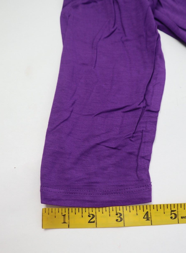 LARACE Para Mujer A-Tunics Manga Larga Prendas para el torso Cuello Redondo Camisa Púrpura 3X - Imagen 8 de 10