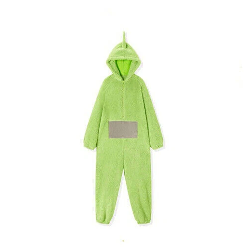 Kids Adult Teletubbies Costume Disi Onesis Lala Cosplay Jumpsuit Pajama Pajama - Picture 21 of 22