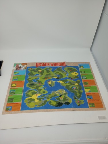Dragon Warrior w/ Map, Manual, Handbook (Nintendo NES, 1989) Authentic & Tested - Picture 11 of 24