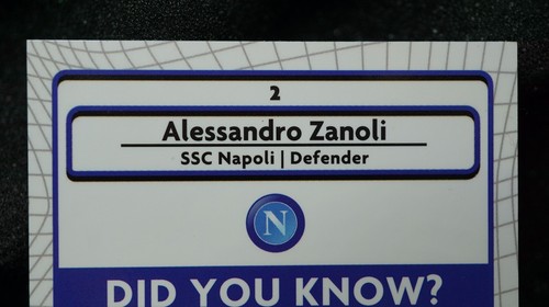 ALESSANDRO ZANOLI 2021-22 Merlin Cromo ORO ATÓMICO Novato SSP #06/50 - Imagen 5 de 6