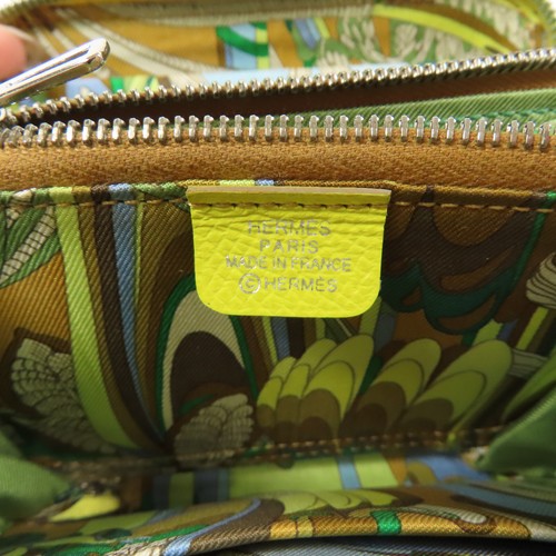 HERMES PHW Azap Long Wallet Veau Epsom Leather Jaune de Naples Yellow - Picture 14 of 17