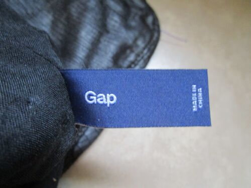 GAP schwarz metallic Glanz 4 Kettengriff weich gerafft Stoff Handtasche Abendtasche Kroko - Bild 4 von 8