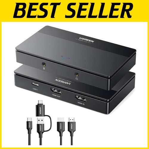 Premium 1080P 60FPS USB/Type-C Video Capture Card for Gaming and Conferencing