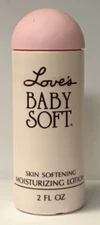 3 Love's Baby Soft by Mem for Women Skin Softening Body Lotion 2.0oz / 60 Ml