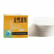 100pcs Qualitative Filter Paper Medium Speed For Laboratory Chemistry 7 12.5cm