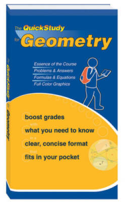 The Quick Study for Geometry (Quickstudy: Academic) - Cards - GOOD