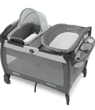 Graco Pack n Play Close2Baby Bassinet Playard, Portable Diaper Changer, (Derby)