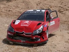 Conrad Rautenbach's damaged car after a head on accident with Seba- 2008 Photo