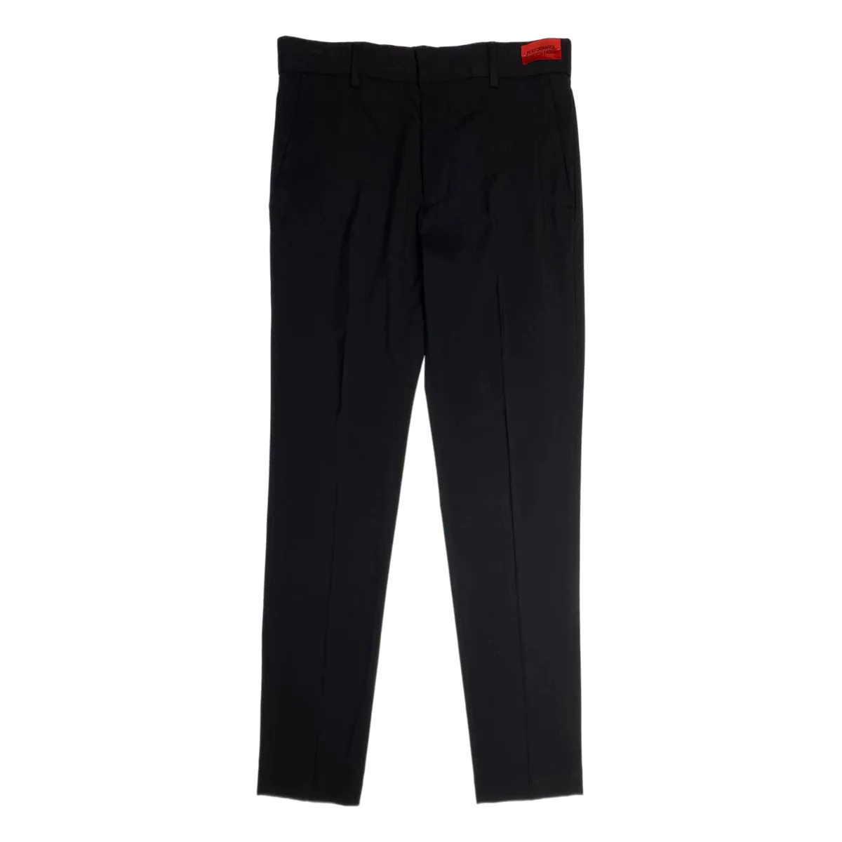 ultra slim fit dress pants Raphael Slim Fit Solid Navy Blue Flat Front Washable Dress Pants Pre-hemmed, 30X30 main image 1