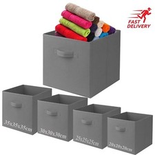 Foldable Storage Boxes Collapsible Box Boxes Home Clothes Organizer Fabric Cube