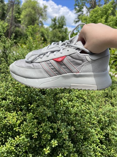 Adidas Originals Retropy F2 GW9361 Gray Sneakers Shoes Men Size 10.5 - Picture 14 of 15