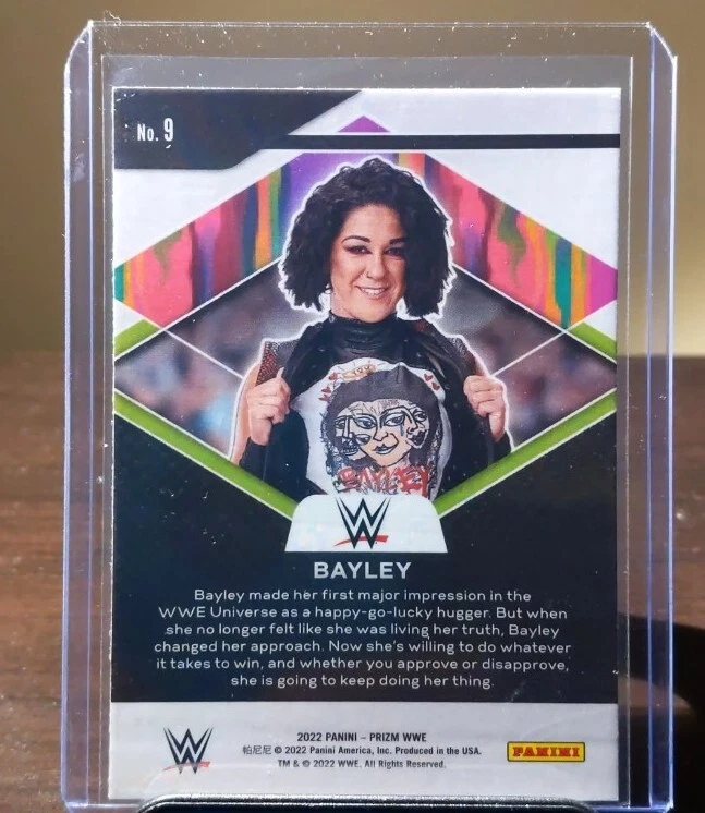 2022 Panini Prizm WWE Fearless #9 Bayley 💎💎💎 - Image 2 of 2