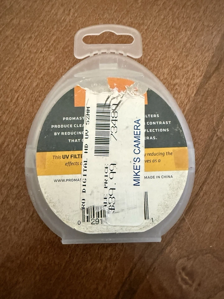 New Promaster 52mm UV Filter Code 4285 DSLR Lens filter - Seal Unbroken - Image 2 of 3