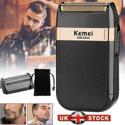 KEMEI Electric Shaver Mens Razor Foil Shaver Beard Trimmer Cordless Rechargeable