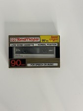 Tone Master Low Noise Normal Position 90 minute Blank Cassette Speech Music