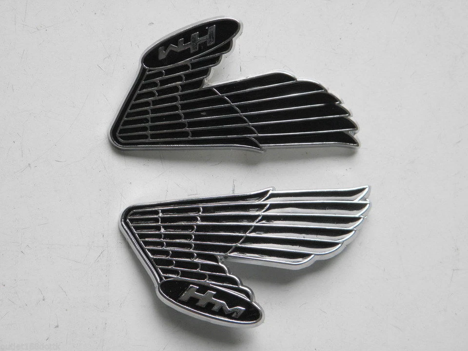 Conjunto HONDA CL90 S90 Z S90ZK1 TS50DX TS50 CL70 tanque de combustível gasolina emblema emblema revestimento - Imagem 3 de 4