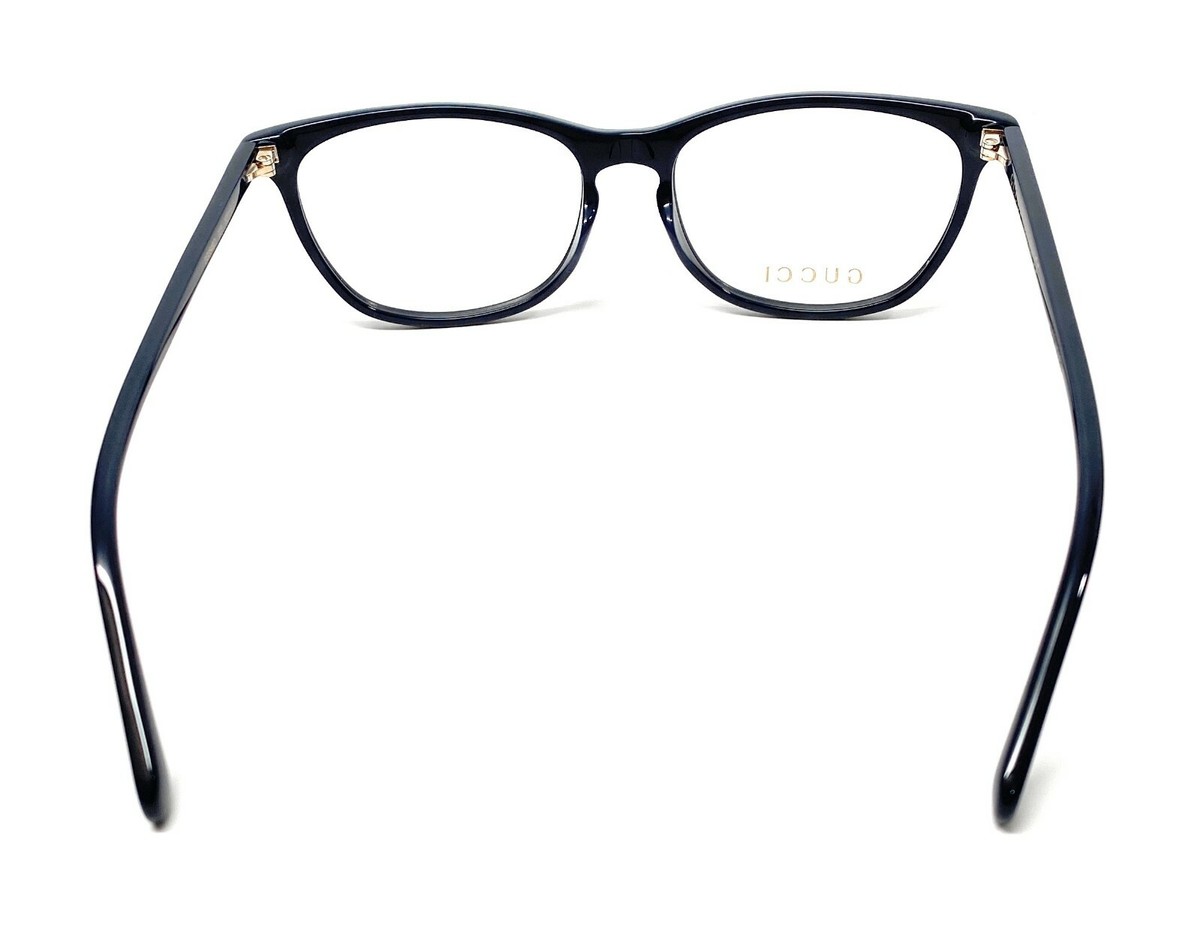 Gucci GG0549O 003 Square Blue Women's Eyeglasses Frame 52 mm