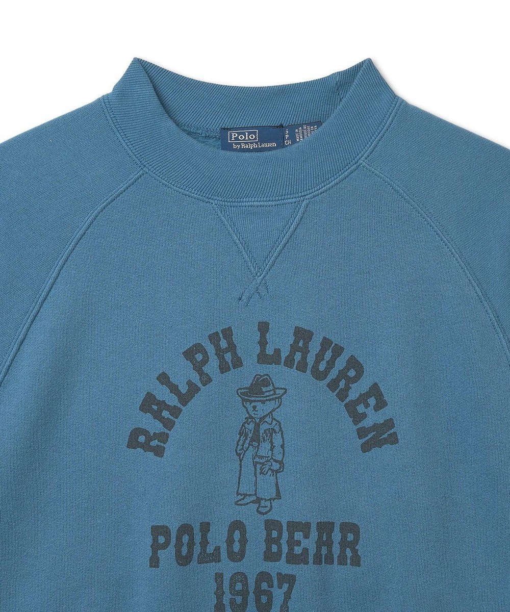 Polo Ralph Lauren Womens Polo Bear Oversized Fleece Crew Polo Ralph Lauren Womens Polo Bear Oversized Fleece Crew