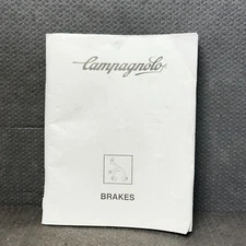 2004 Original Campagnolo Instruction Book Side Pull Brake Calipers