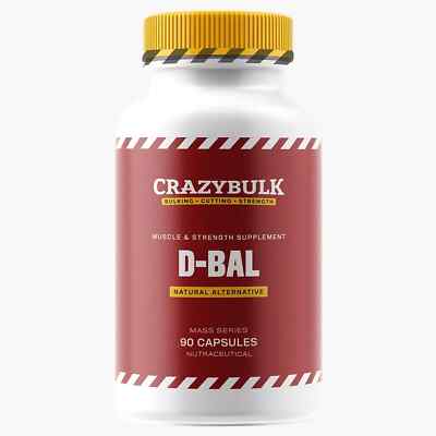 CRAZYBULK D-BAL MUSCLE BUILDER STRENGTH GAIN 90 CAPSULES