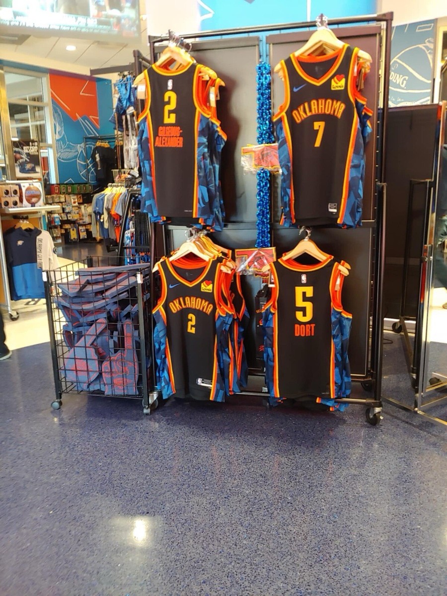 2025 Nike NBA OKC Thunder SGA city Edition Authentics Jersey 48 L