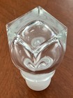 Vintage Made in Italy 10" Tall Clear Large Heavy Glass Decanter with Stopper — photo 10