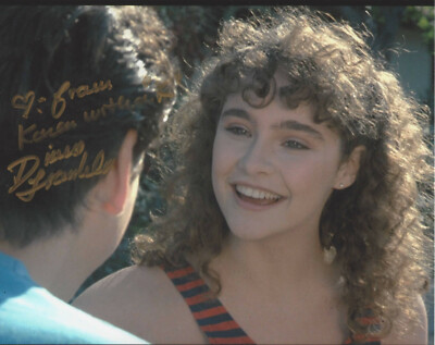 DIANE FRANKLIN SIGNED AUTHENTIC 'BETTER OFF DEAD' 8X10 PHOTO D w/COA