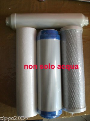 Kit Filtri Osmosi Inversa Acqua Potabile Per Purificatori Depuratore Ricambio 4 - Foto 6