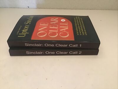 Lot 2 One Clear Call I & 2 by Sinclair, Upton 9781931313094| eBay