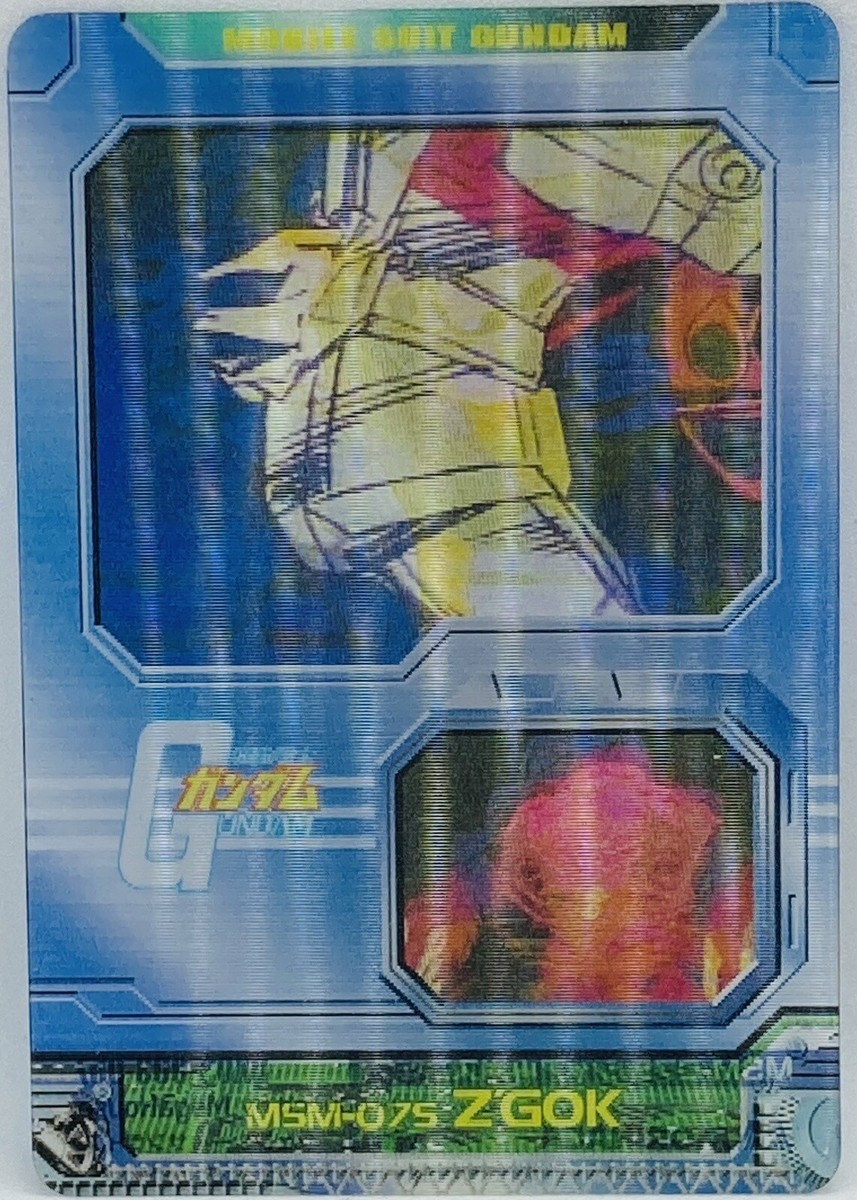 三船ゴウ Gundam Traiding Cards MSM-07S Z'Gok DX3-003-057 Japanese Morinaga